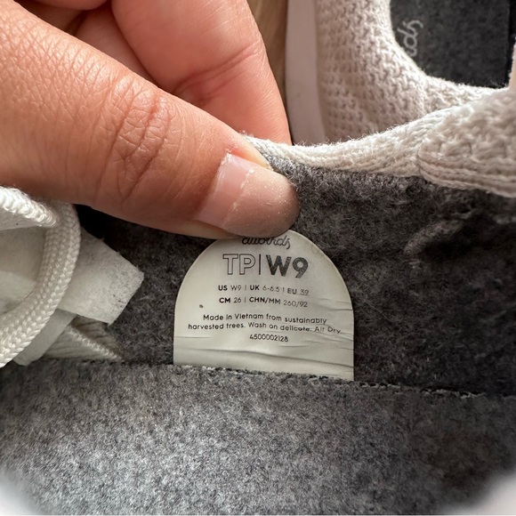 Allbirds Women’s Tree Pipers Lace Up Shoes in Kaikoura White Size US 9 - Picture 11 of 12